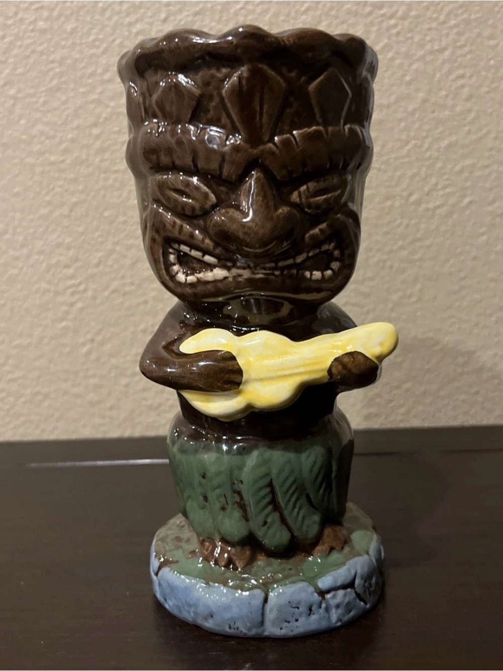 Ceramic Glazed Island Tiki Mug/Barware by Tiki Lin 7” Island Vibes